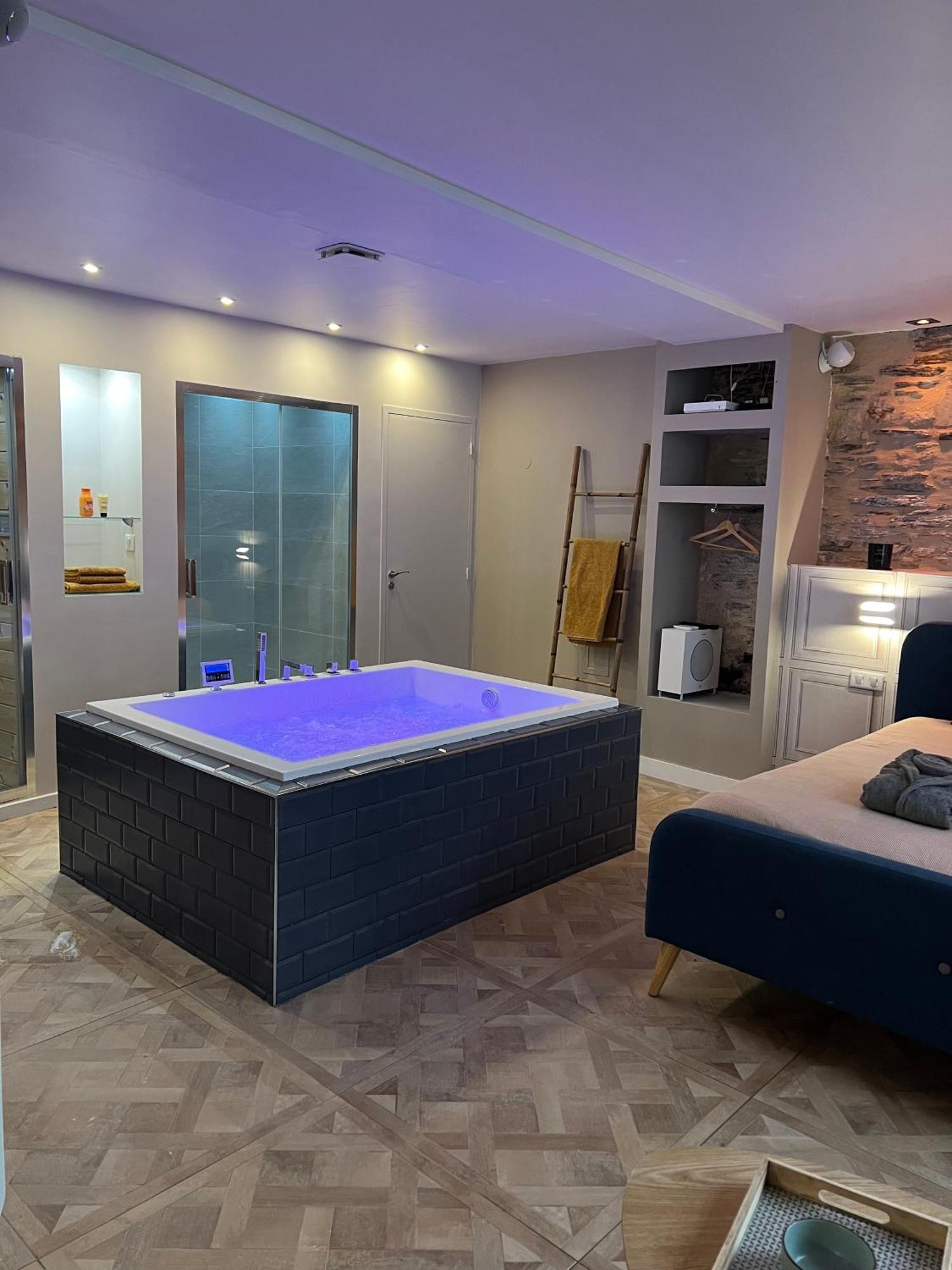 Appartement Avec Jacuzzi Sauna & Home Cinema - Nid D'Angers Exterior foto
