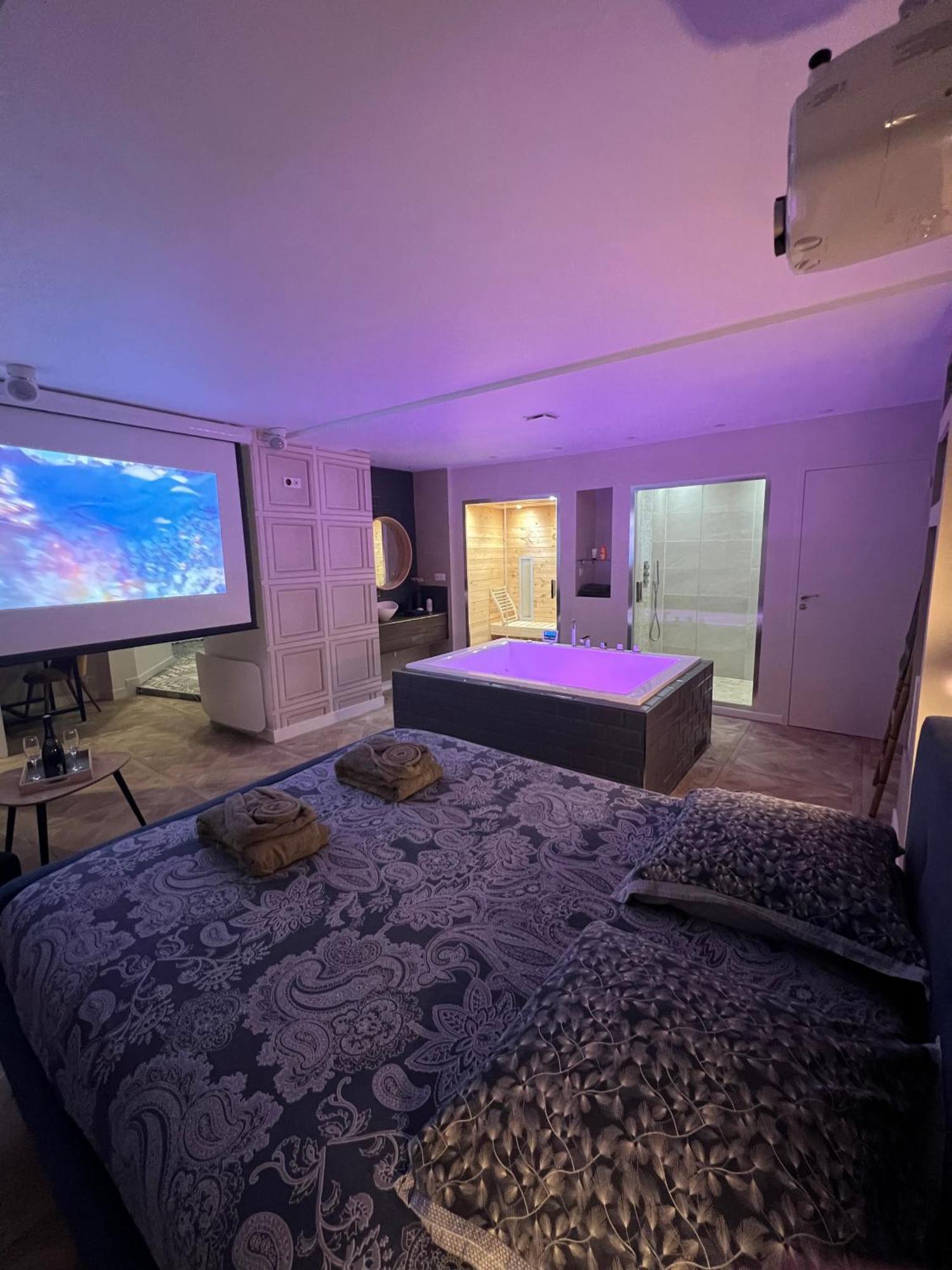 Appartement Avec Jacuzzi Sauna & Home Cinema - Nid D'Angers Exterior foto