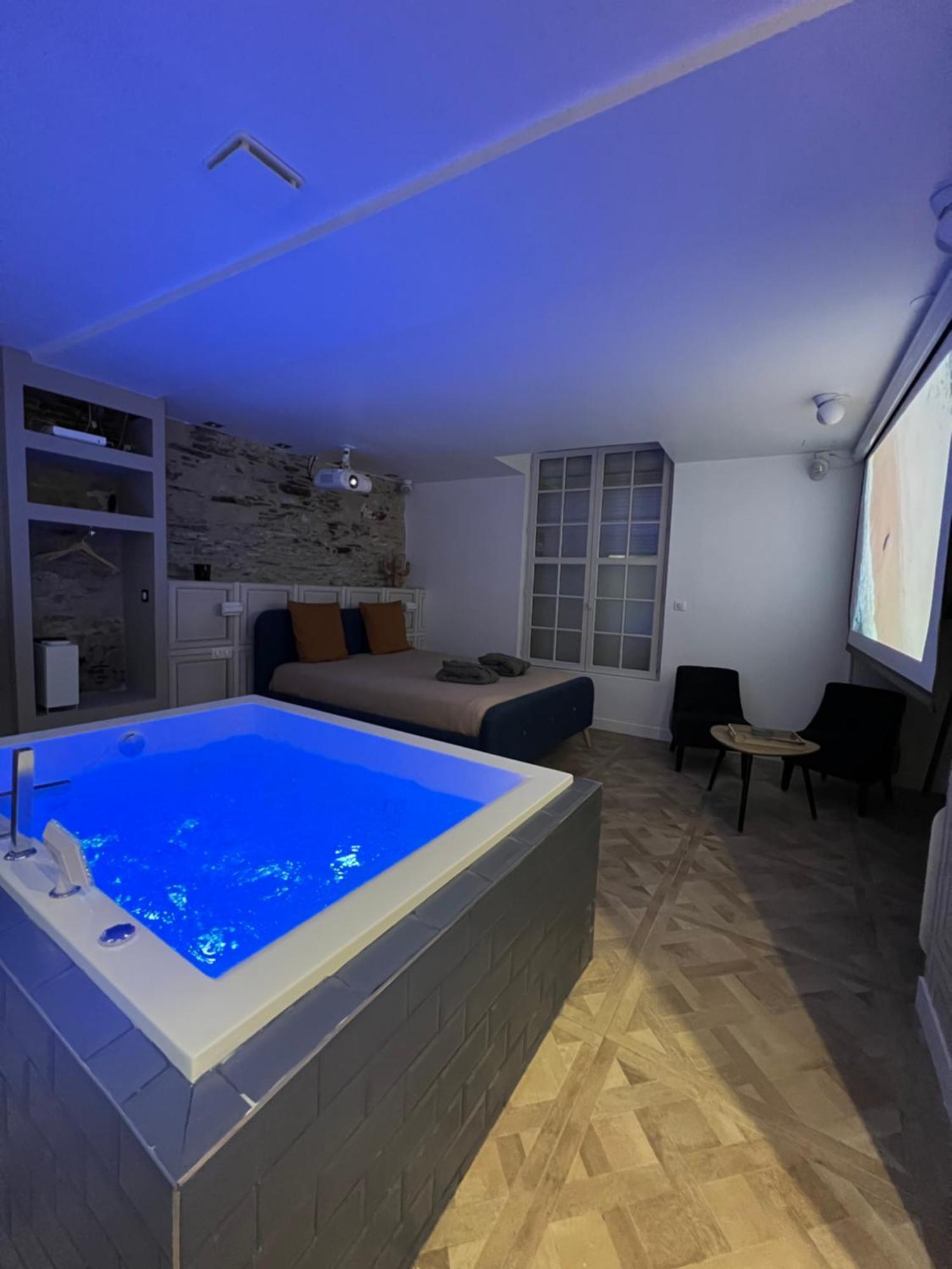 Appartement Avec Jacuzzi Sauna & Home Cinema - Nid D'Angers Exterior foto