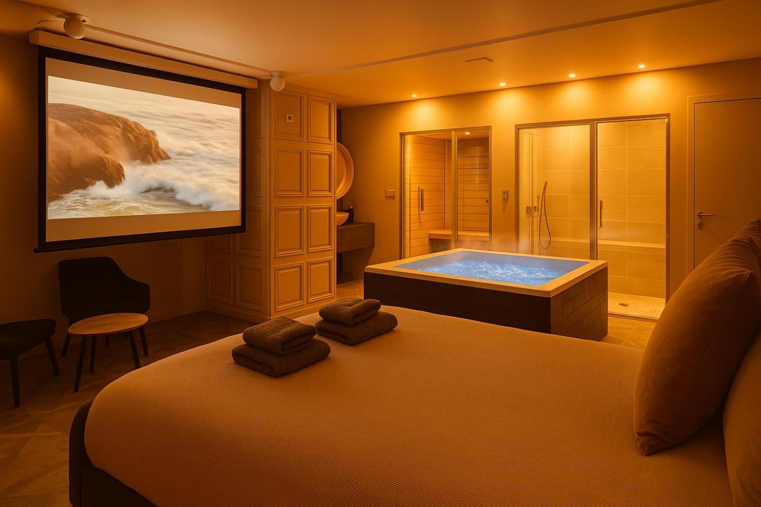 Appartement Avec Jacuzzi Sauna & Home Cinema - Nid D'Angers Exterior foto